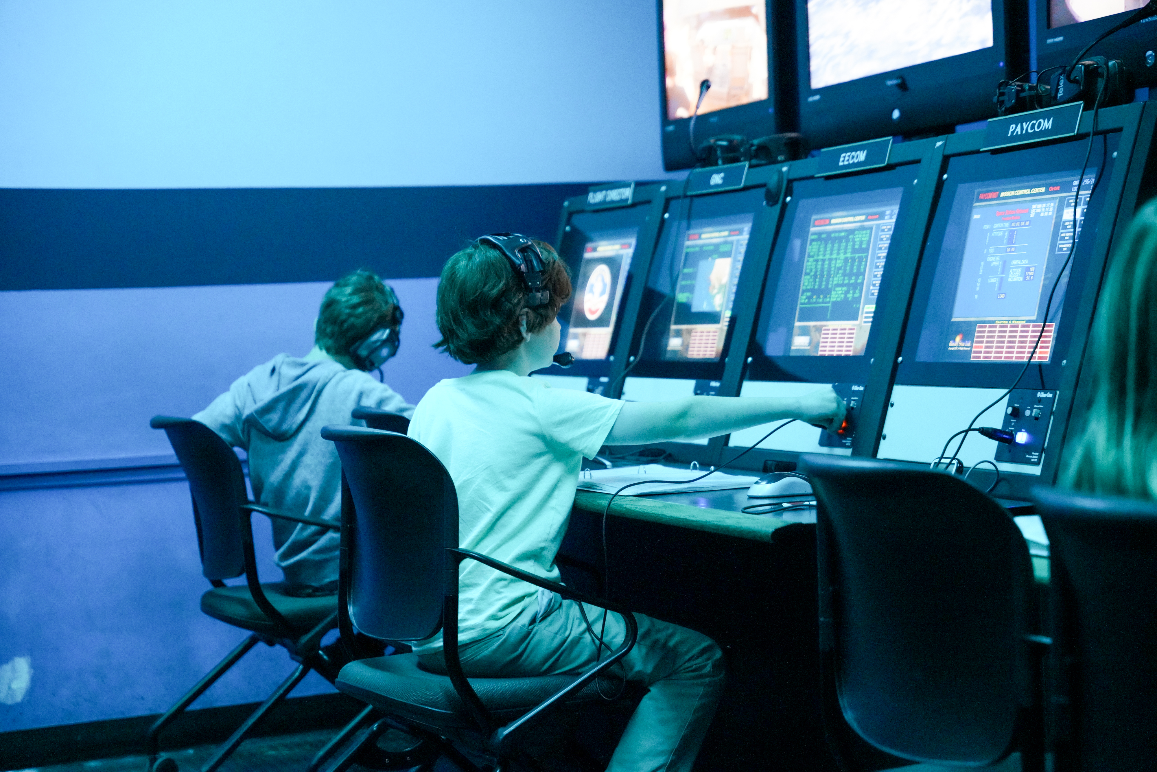 students working together