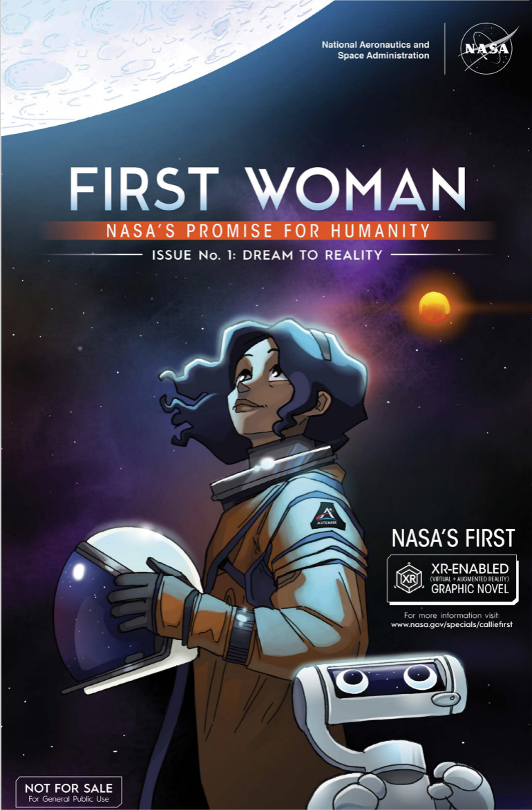 First Woman - NASA's Promise for Humanity comic cover