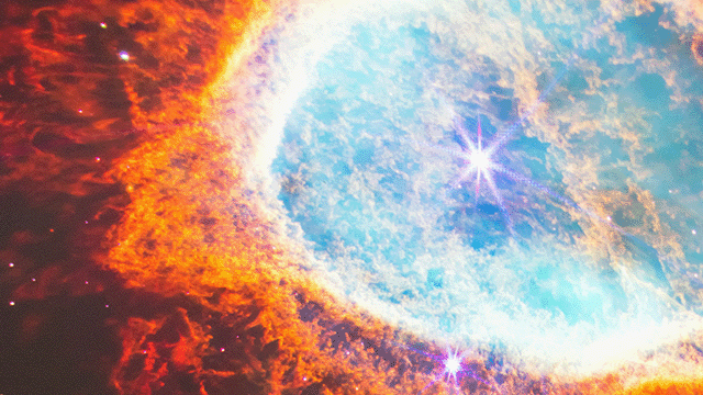 NASA’s James Webb Space Telescope has revealed details of the Southern Ring planetary nebula that were previously hidden from astronomers. 