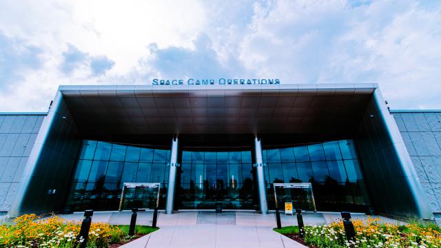 front of SPOC building